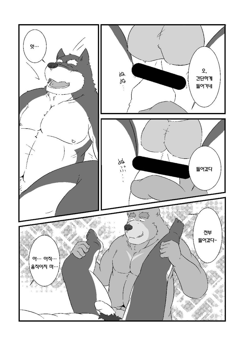 熊と犬がいちゃいちゃするけの本