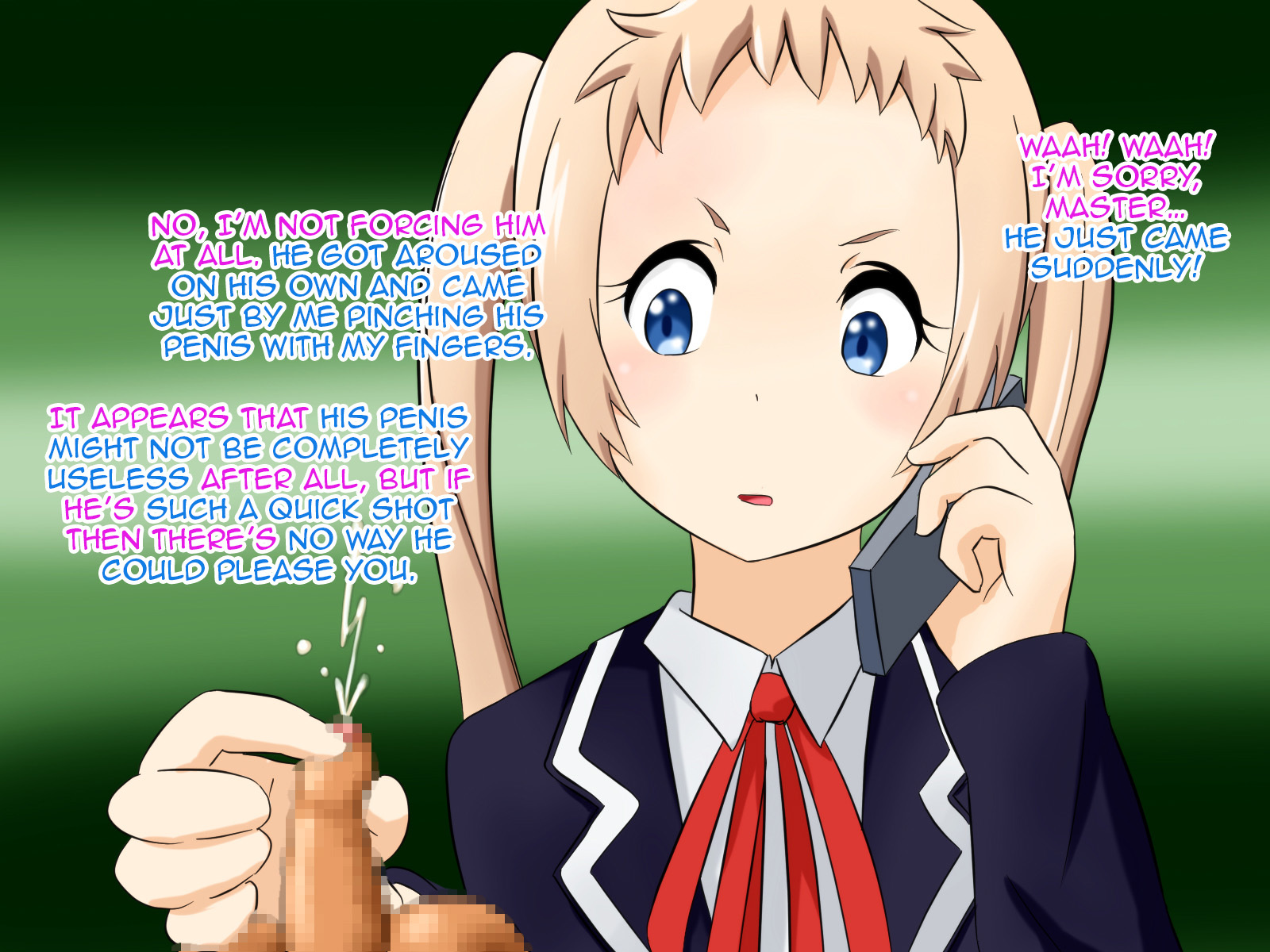 Mおとこはおちんちんをばかにされとどぷどぷゅしゃせいしちゃうの4