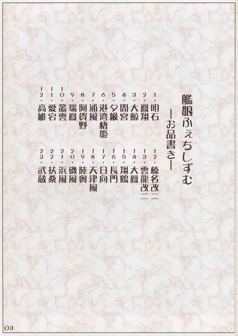 かんむすフェティシズム