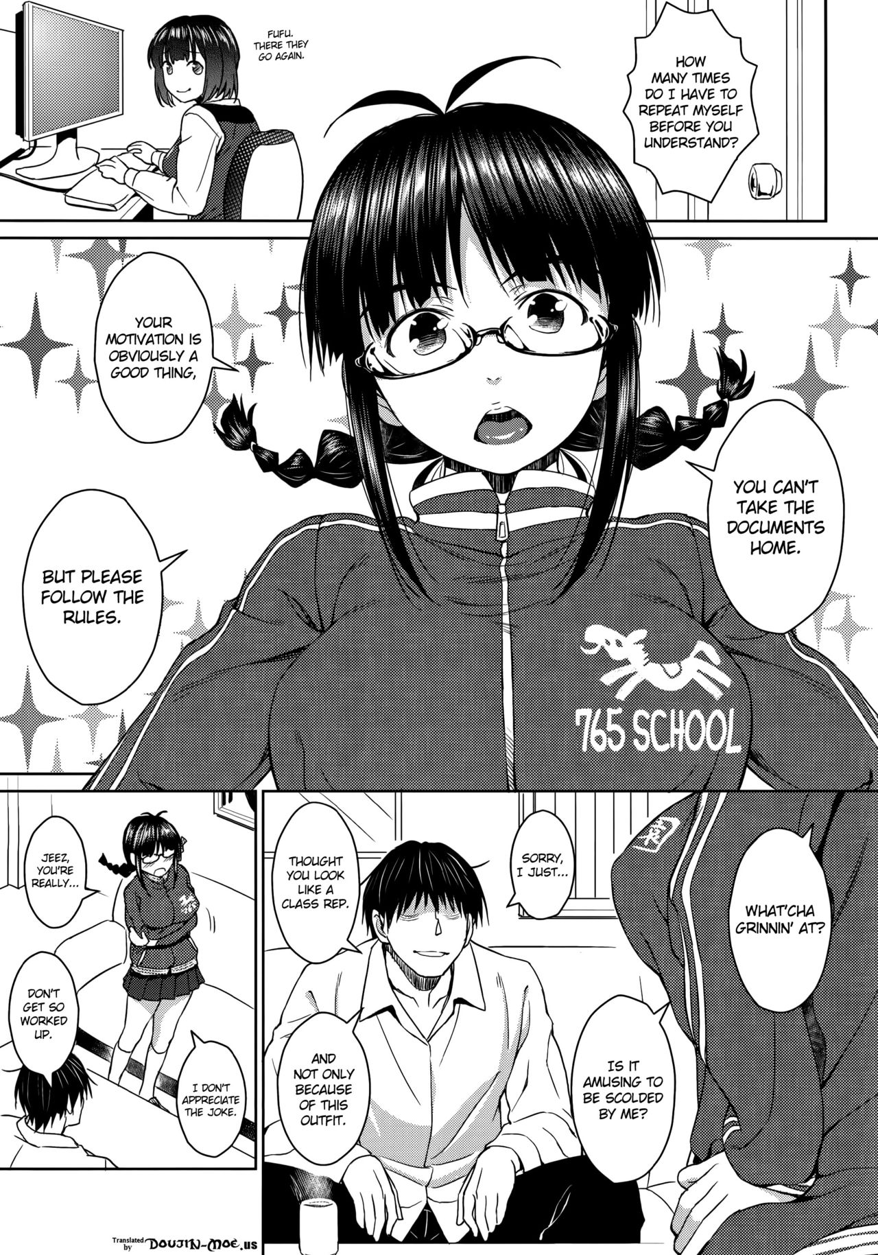 RITSUKO PLAY 765 SCHOOL JERSEY {doujin-moe.us}