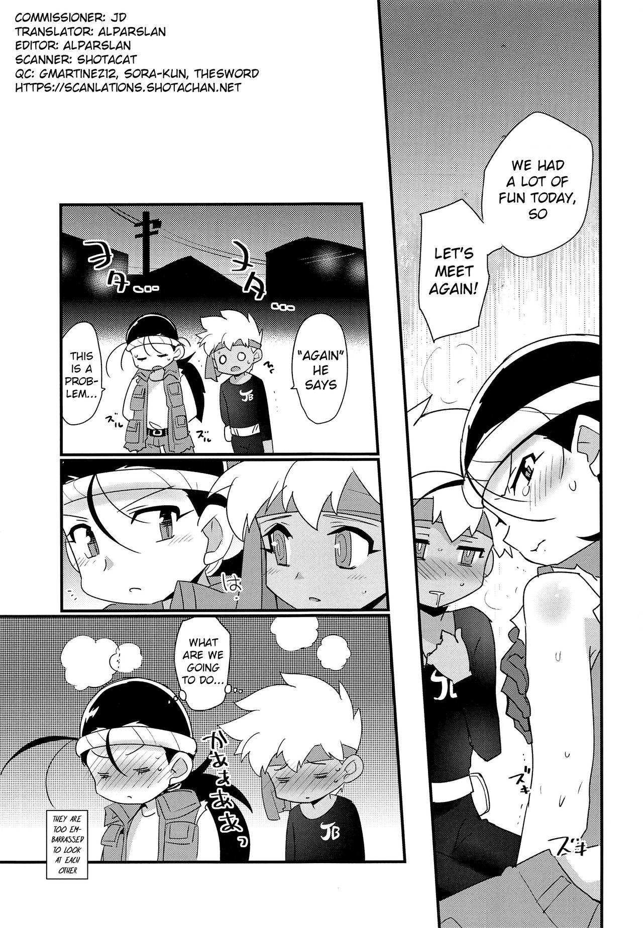 (ちむちむわーるど みっちむめ!) [EX35 (かまぼこRED)] やせいのおとこのこがあらわれた! (爆走兄弟レッツ&ゴー!!) [英訳]