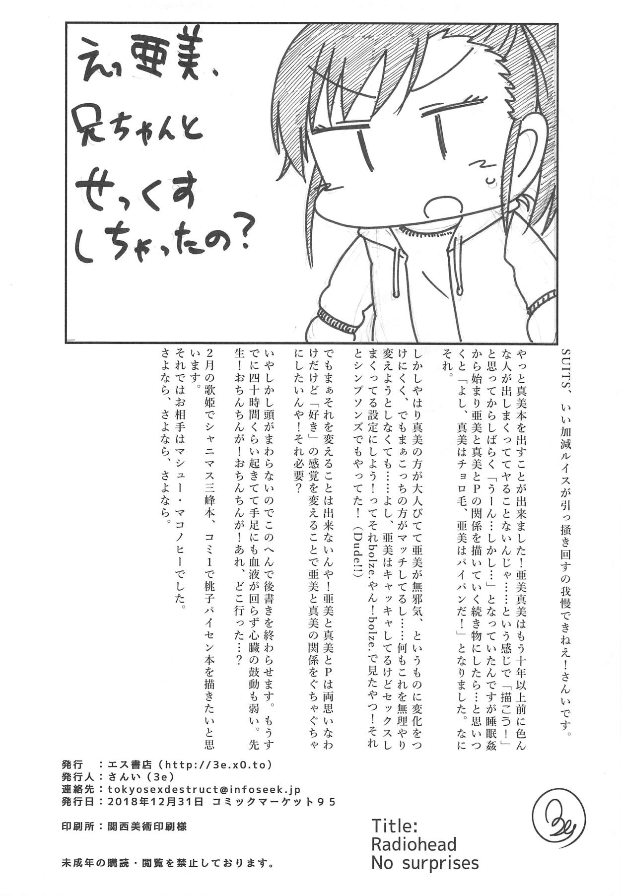 (C95) [エス書店 (さんい)] ノーサプライゼス (アイドルマスター)