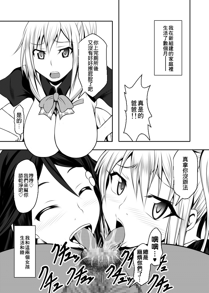 [Bitch牧場 (三代目牧場主 桐生カズマサ)] 家族のカタチ (無彩限のファントム・ワールド) [中国翻訳] [DL版]