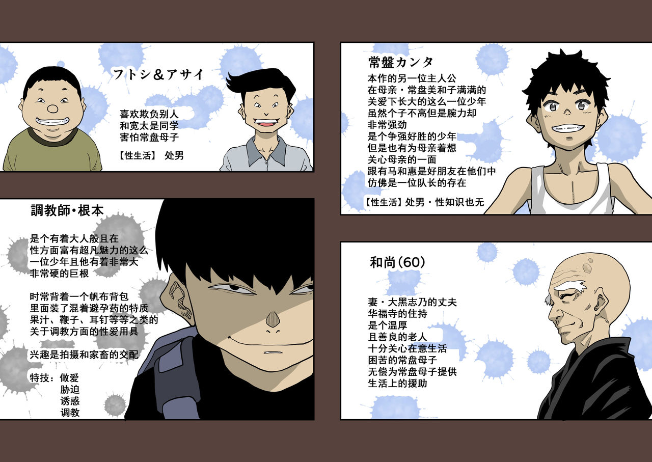 [華フック] 全員失格・母親のメス豚セックス調教記録 [中国翻訳]