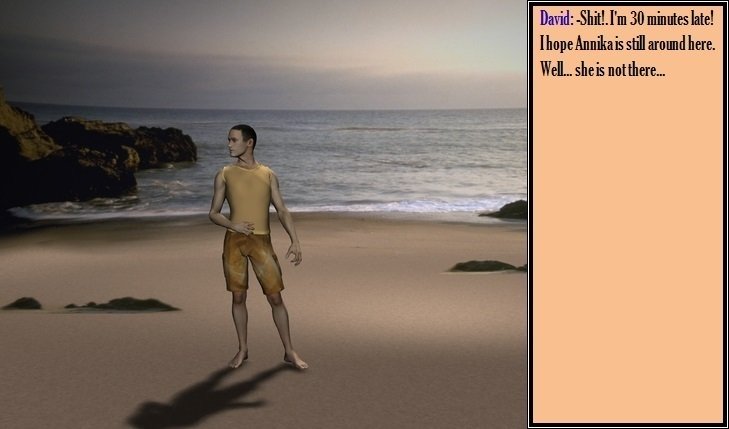 デビッドとスウェーデンの女の子