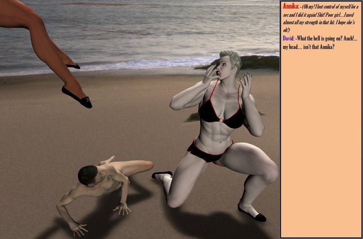 デビッドとスウェーデンの女の子