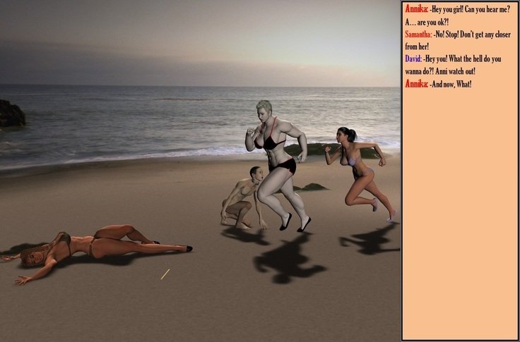 デビッドとスウェーデンの女の子