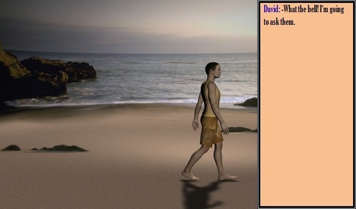 デビッドとスウェーデンの女の子