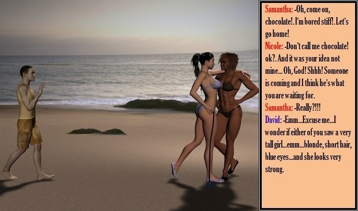 デビッドとスウェーデンの女の子