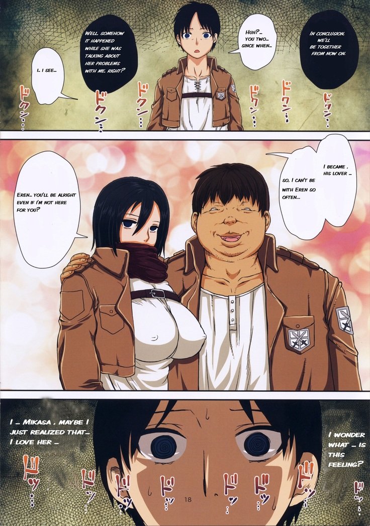 Fukkin Joshi Mikasa Ackerman wa Taishuu ga Ki ni naru Otoshigoro。