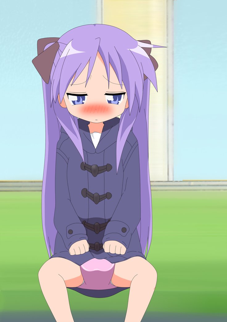 鏡はおむつを着てshcoolに行きます