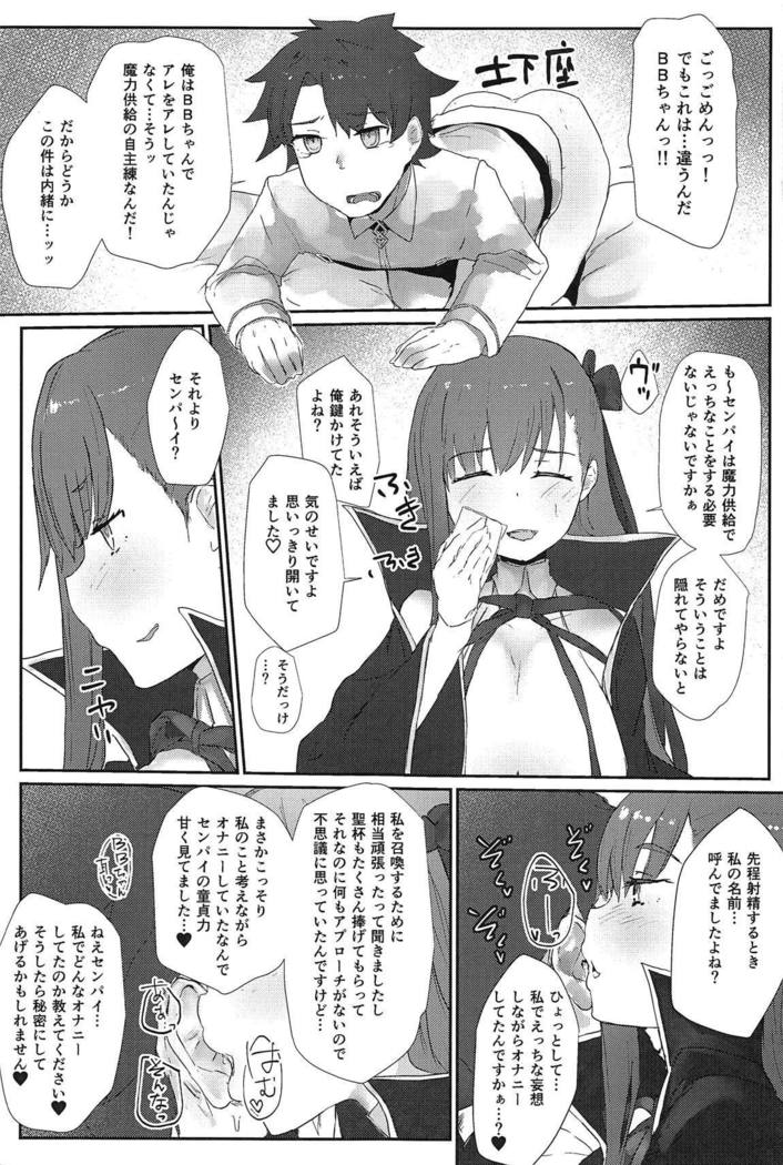 コアクマBBちゃんさそいうけをする。