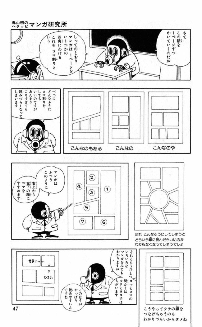 鳥山明のヘタッピマンガ研究室