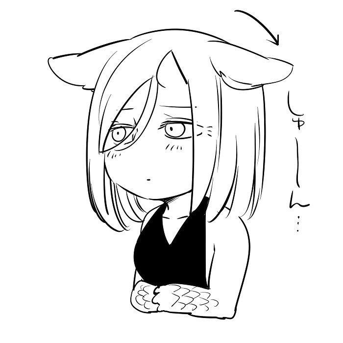 ぼっち怪物とももく少女