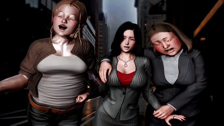 仕事中の醜いレズビアン上官にレイプされた妻