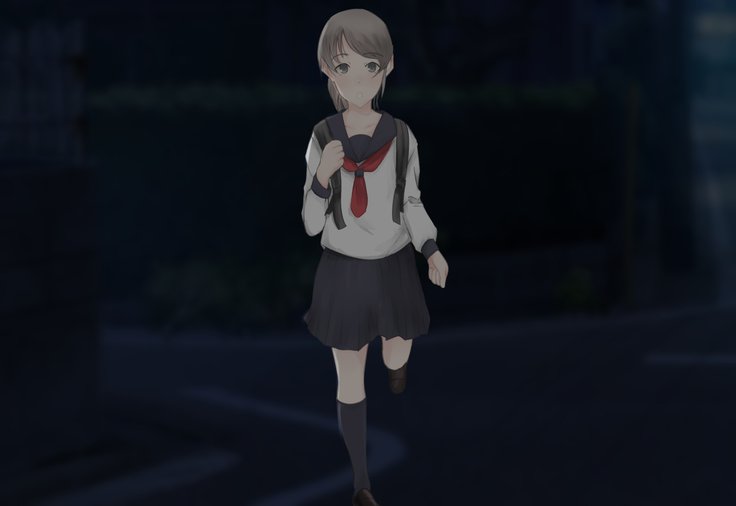 少女がねねきにのとられて..