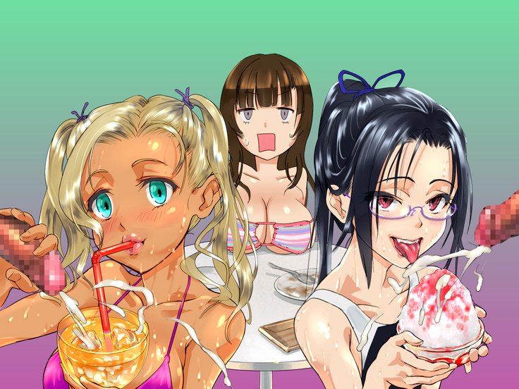 海の家出食セ。 |日本少女海邊好吃精