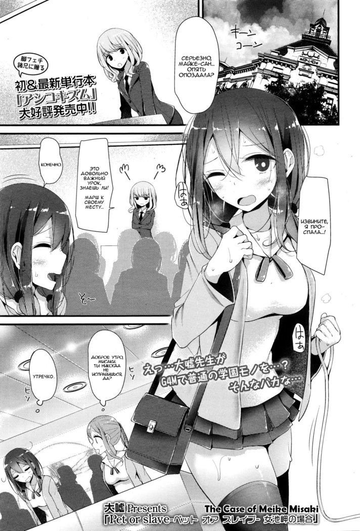 ペットまたは奴隷-明家美咲のばいペットまたは奴隷-名池美咲の場合