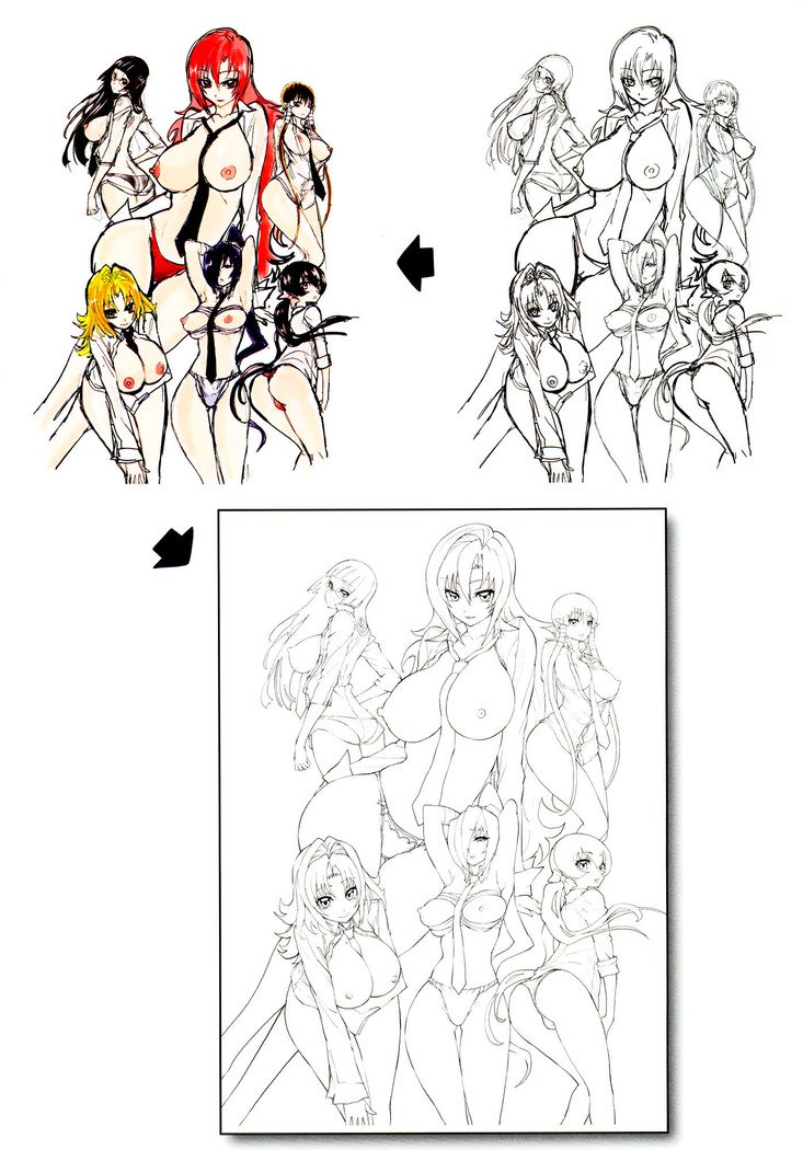 Harem Butai wa Boku o ShaburiTsukusu-ハーレムユニットは私をすべて吸います+ Tokusei 8P Shousasshi