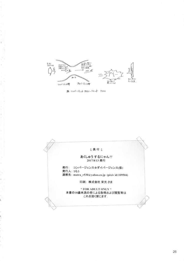 悪臭するにゃん？！