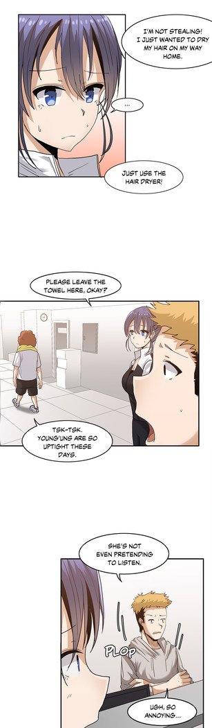 壁を濡らした少女