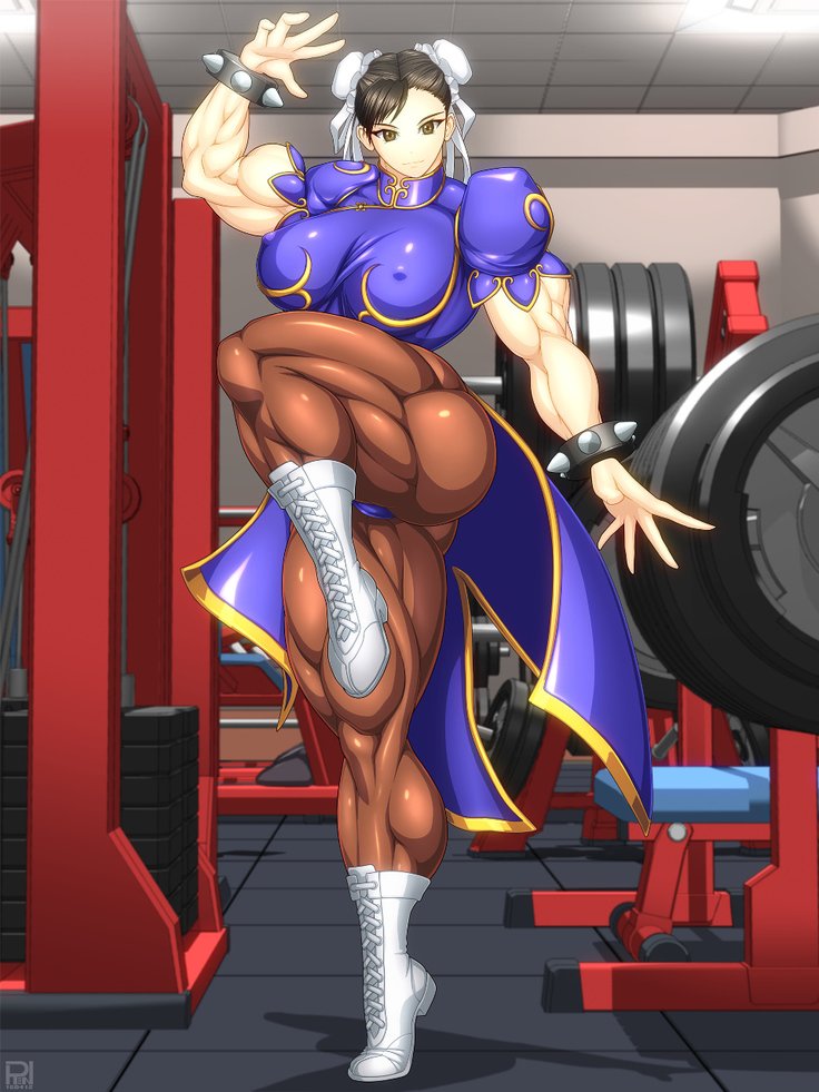 太ももの素晴らしいヒロイン