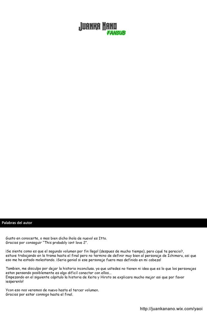 Esto probablemente no es amor 2