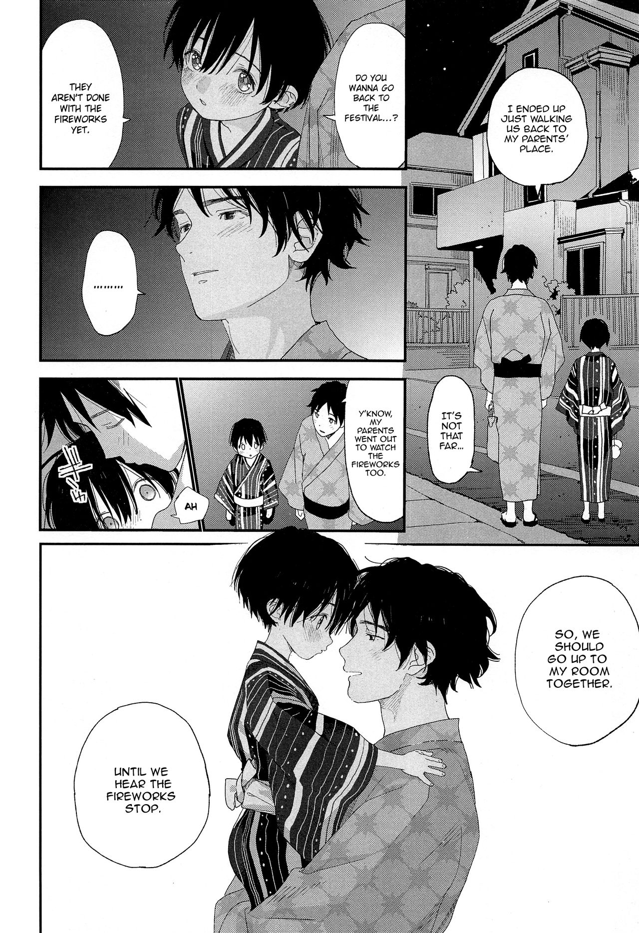 (C96) [Sサイズ (しなちく)] 花火の音が聞こえなくなるまで [英訳]