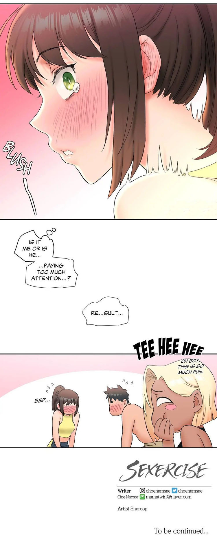 [Choe Namsae, Shuroop] Sexercise Ch.13/? [English] [Hentai Universe]