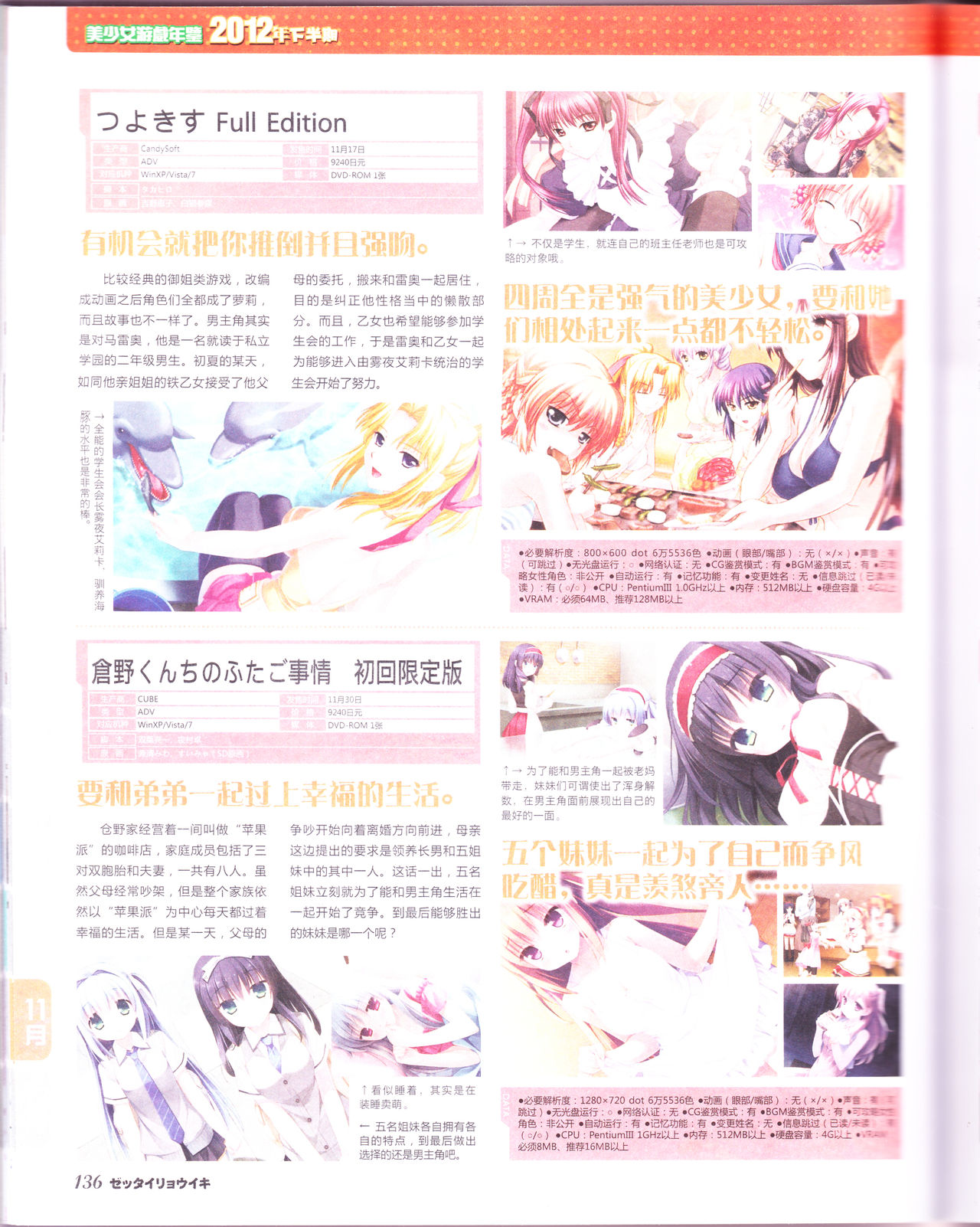 绝对领域Gal游戏年鉴2012