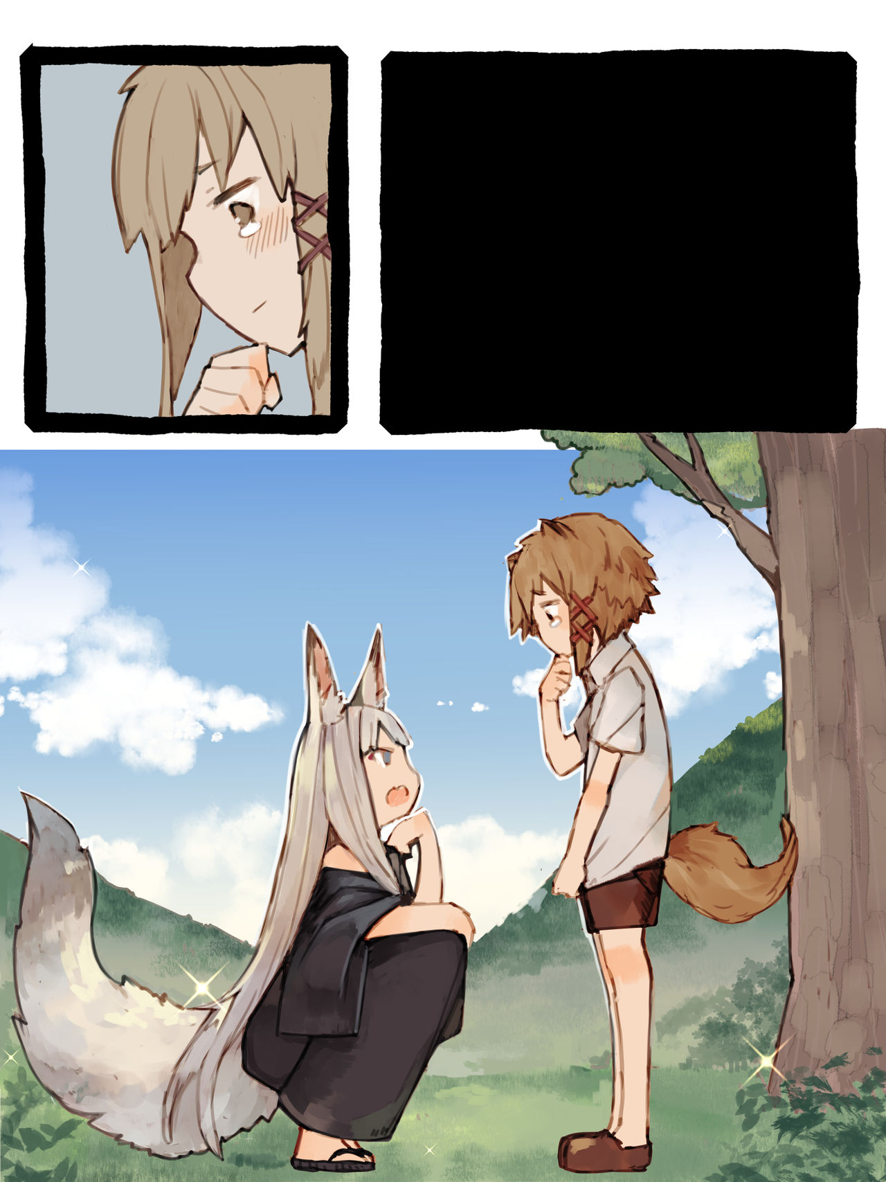 [けもみん之助] キィとハク