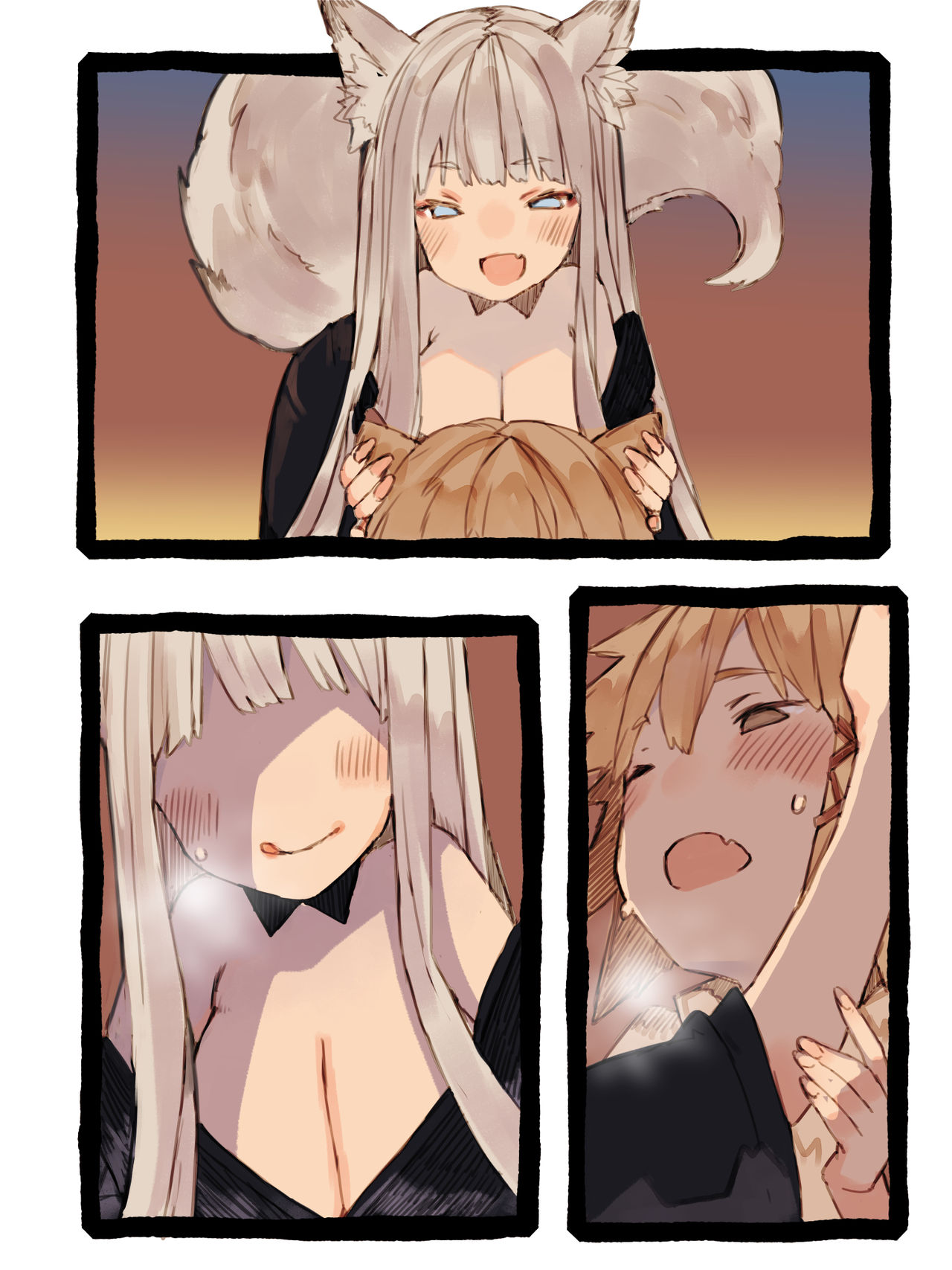 [けもみん之助] キィとハク