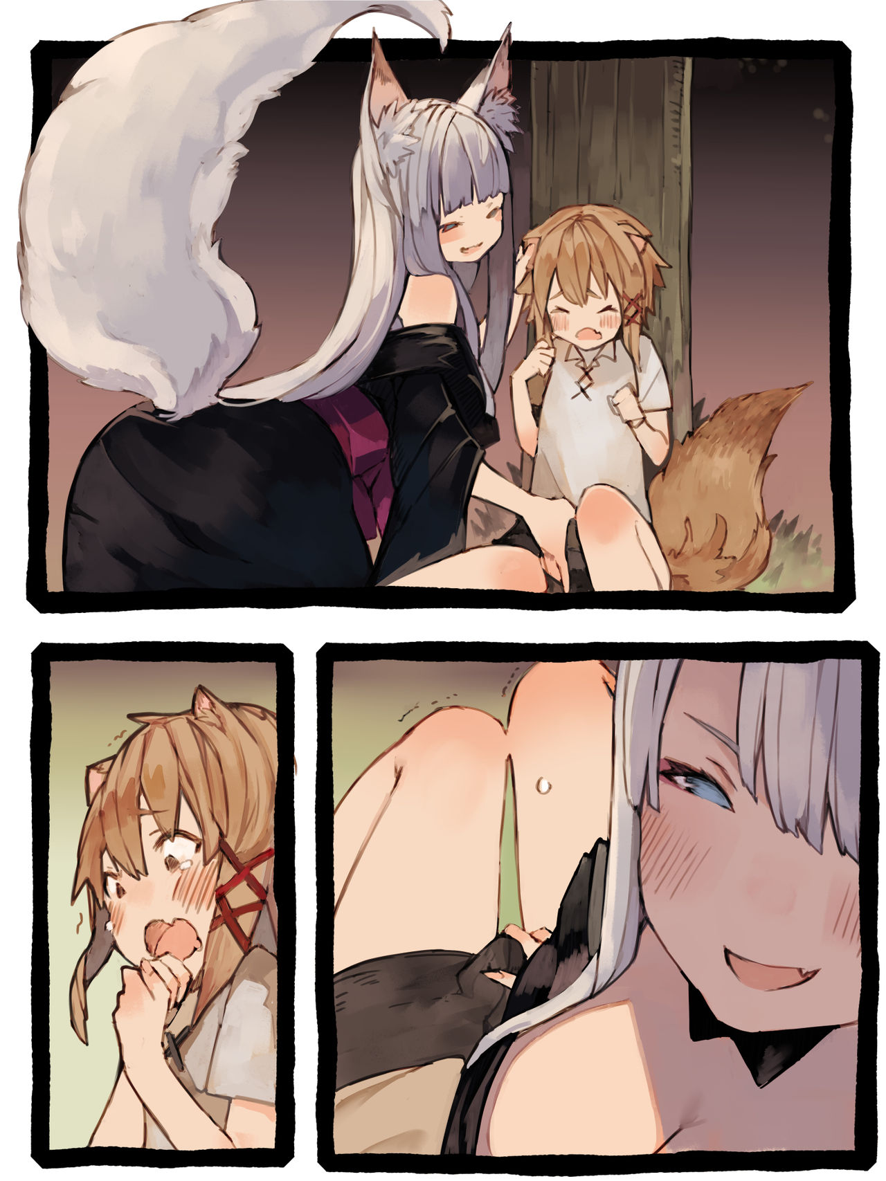 [けもみん之助] キィとハク