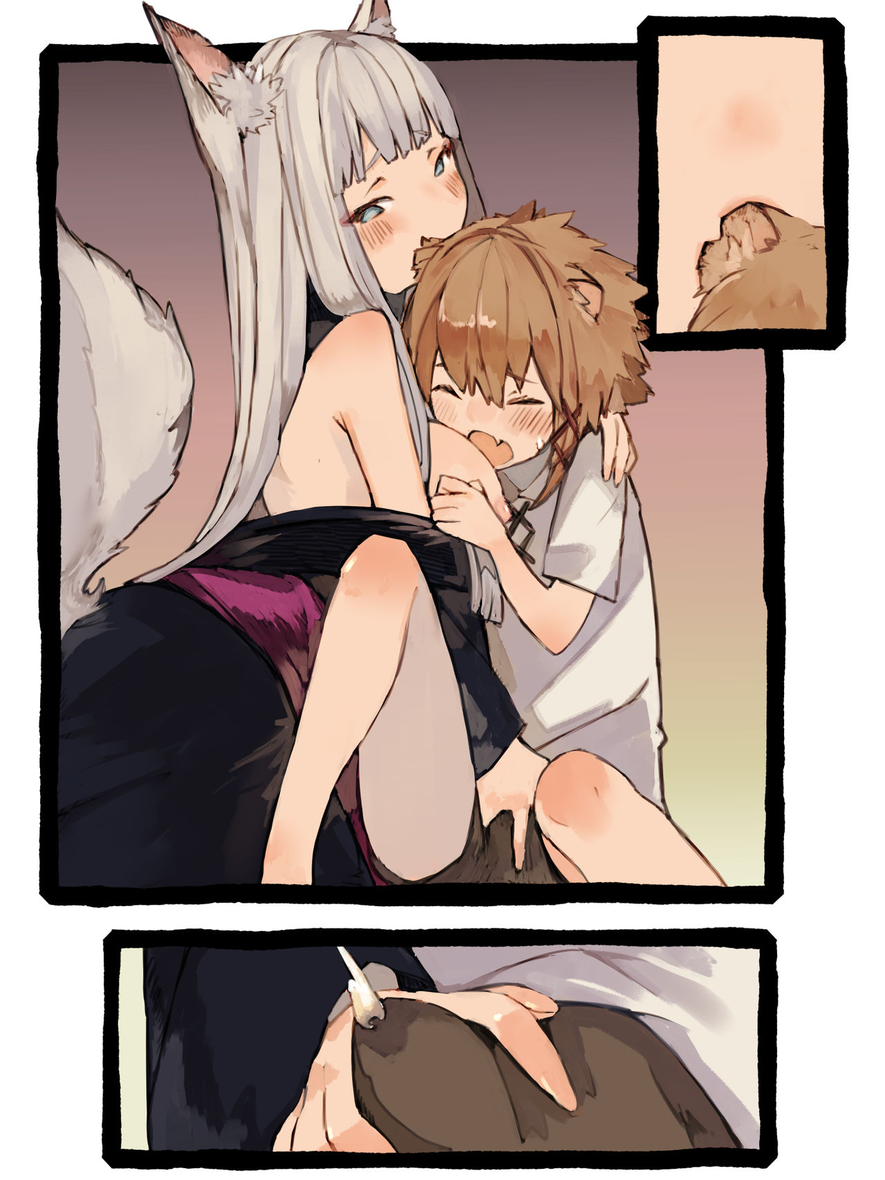 [けもみん之助] キィとハク