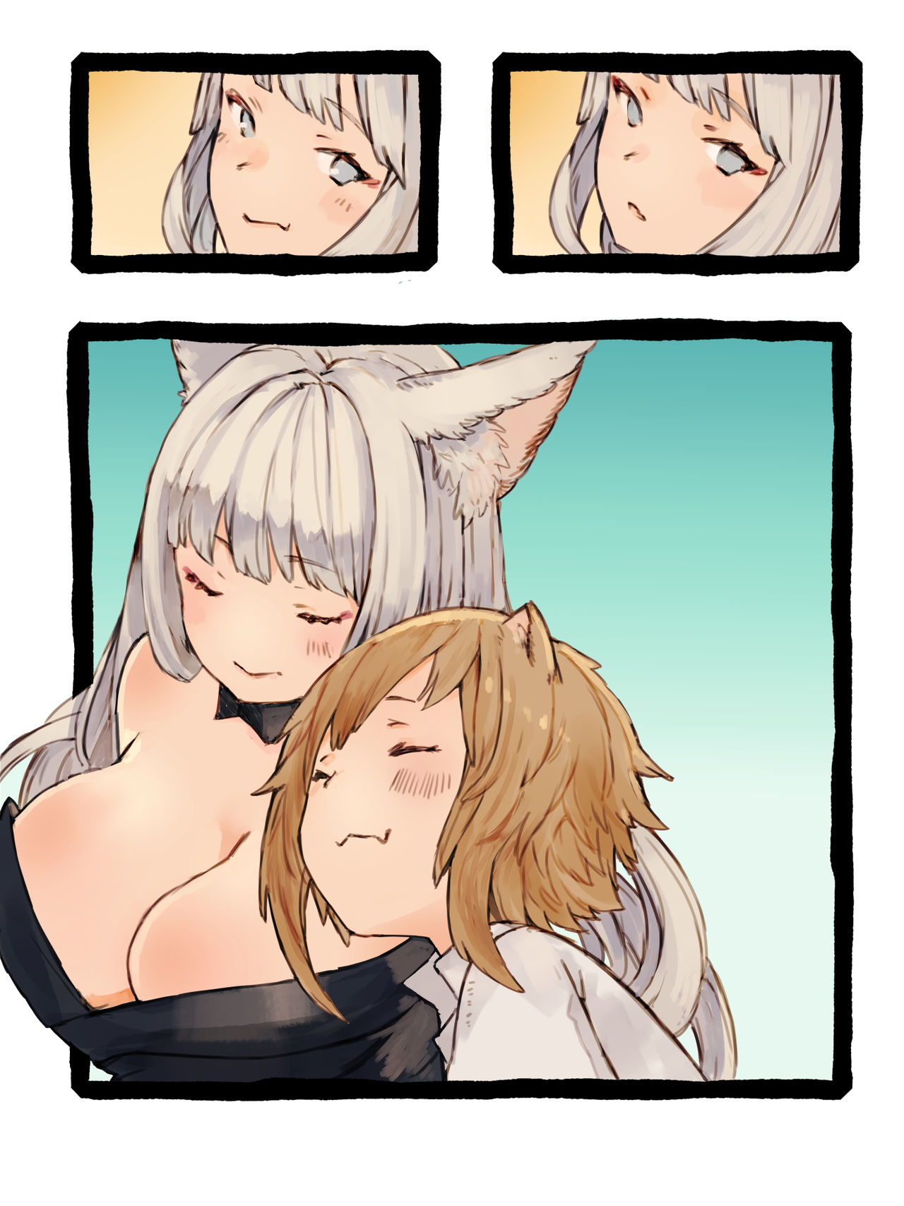 [けもみん之助] キィとハク