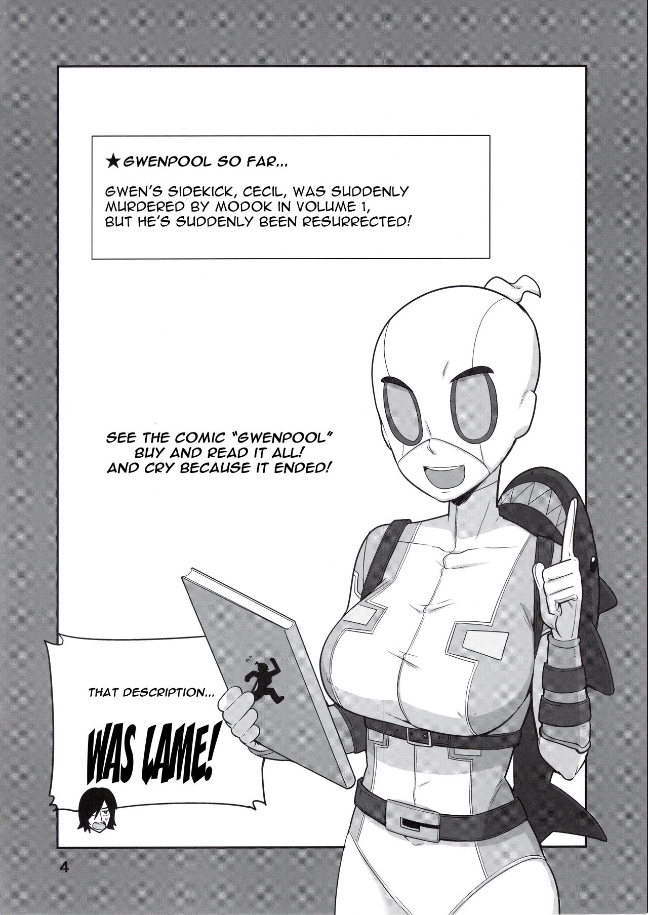 (C97) [こたう (ボウイナイフ)] グウェンプーノレ (私たちイチャラブしました) (Gwenpool) [英訳]