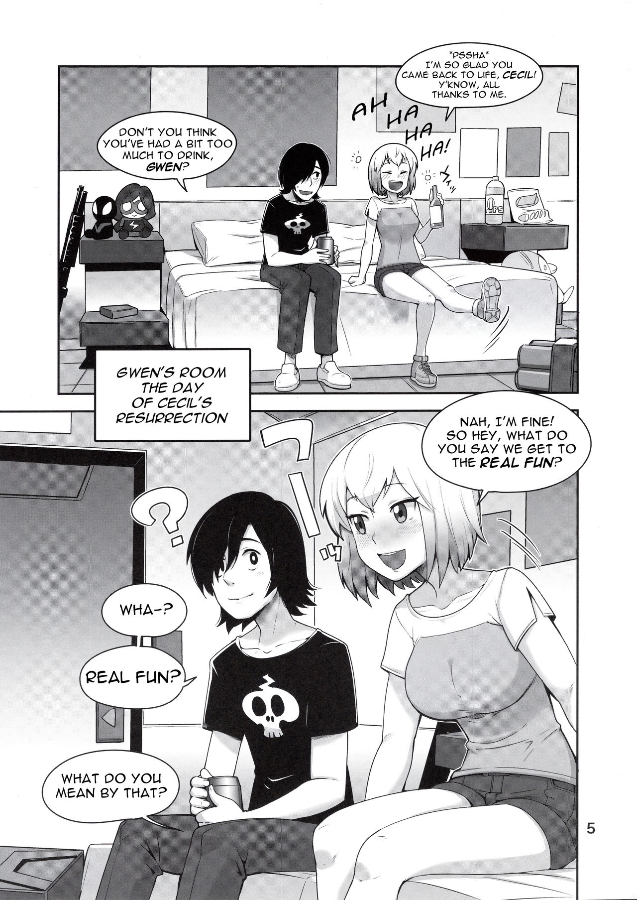 (C97) [こたう (ボウイナイフ)] グウェンプーノレ (私たちイチャラブしました) (Gwenpool) [英訳]
