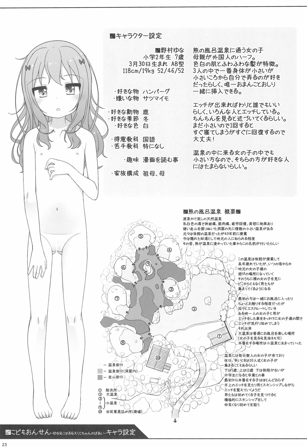 (C97) [kuma-puro (小路あゆむ)] こどもおんせん -ゆな&こはる&えりこちゃんたちのばあい-