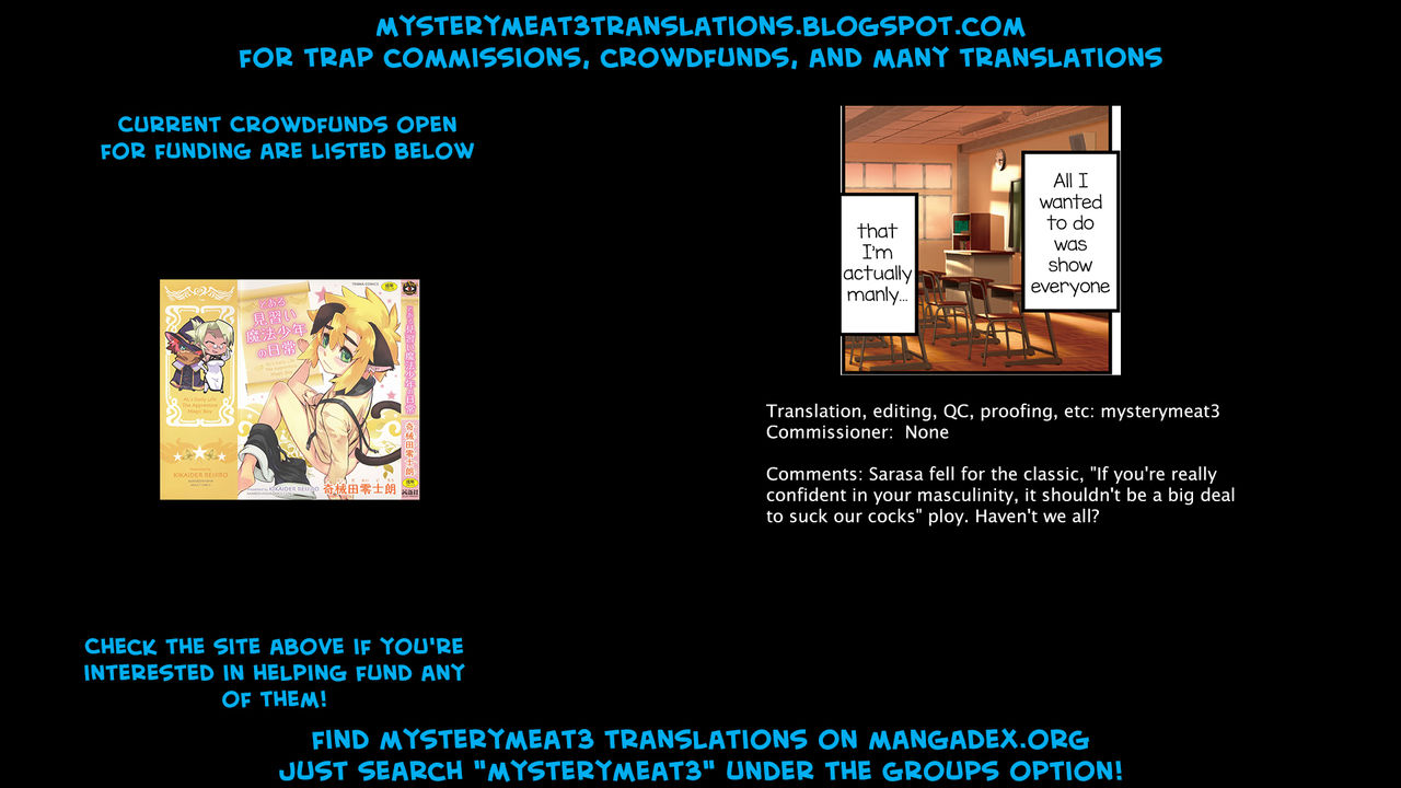 [花巻かえる] ボクはボクが好き？ (メスイキ!タテわれオトコの娘) [英訳] [DL版]