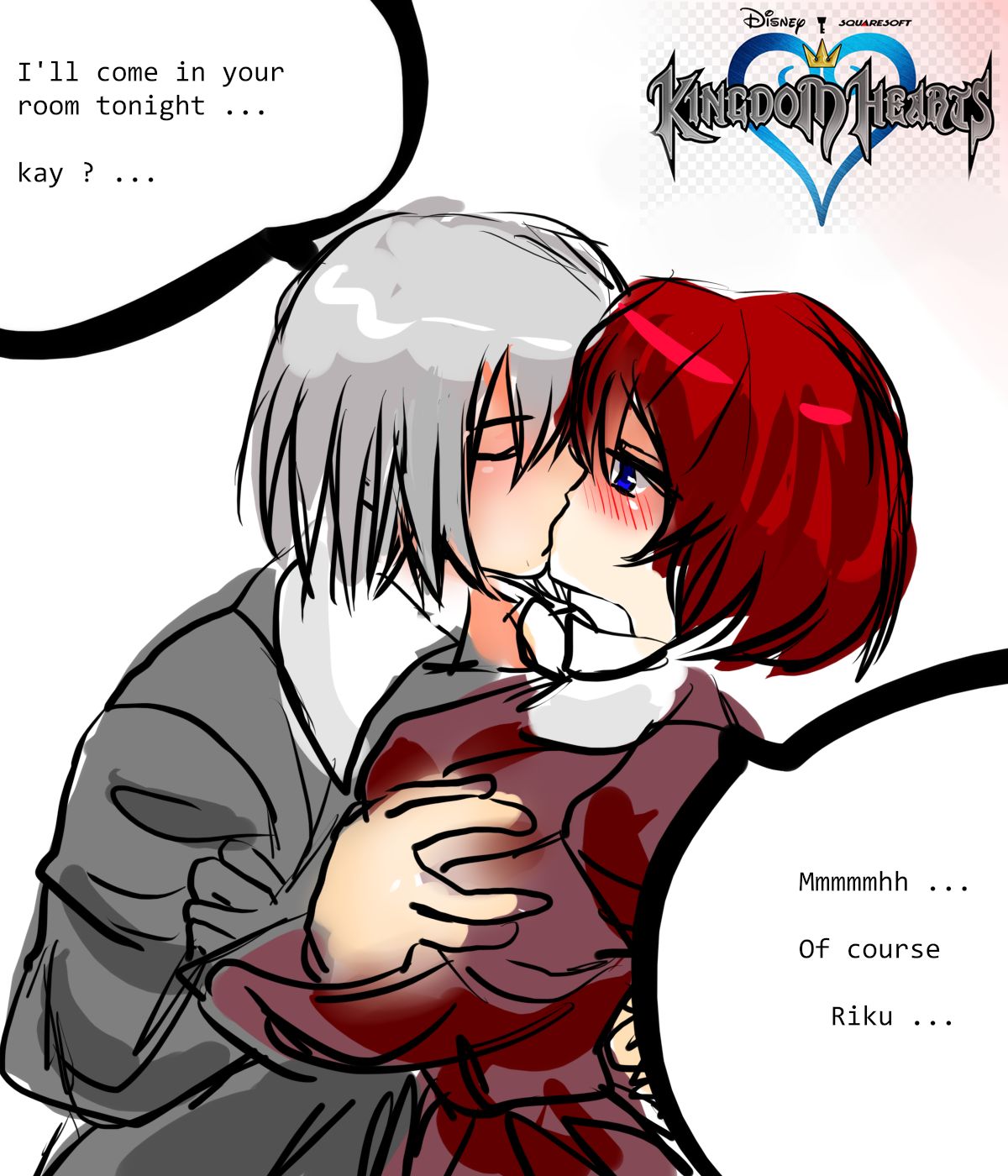 Kairi x Riku Kingdom Hearts 3 ( inspired )