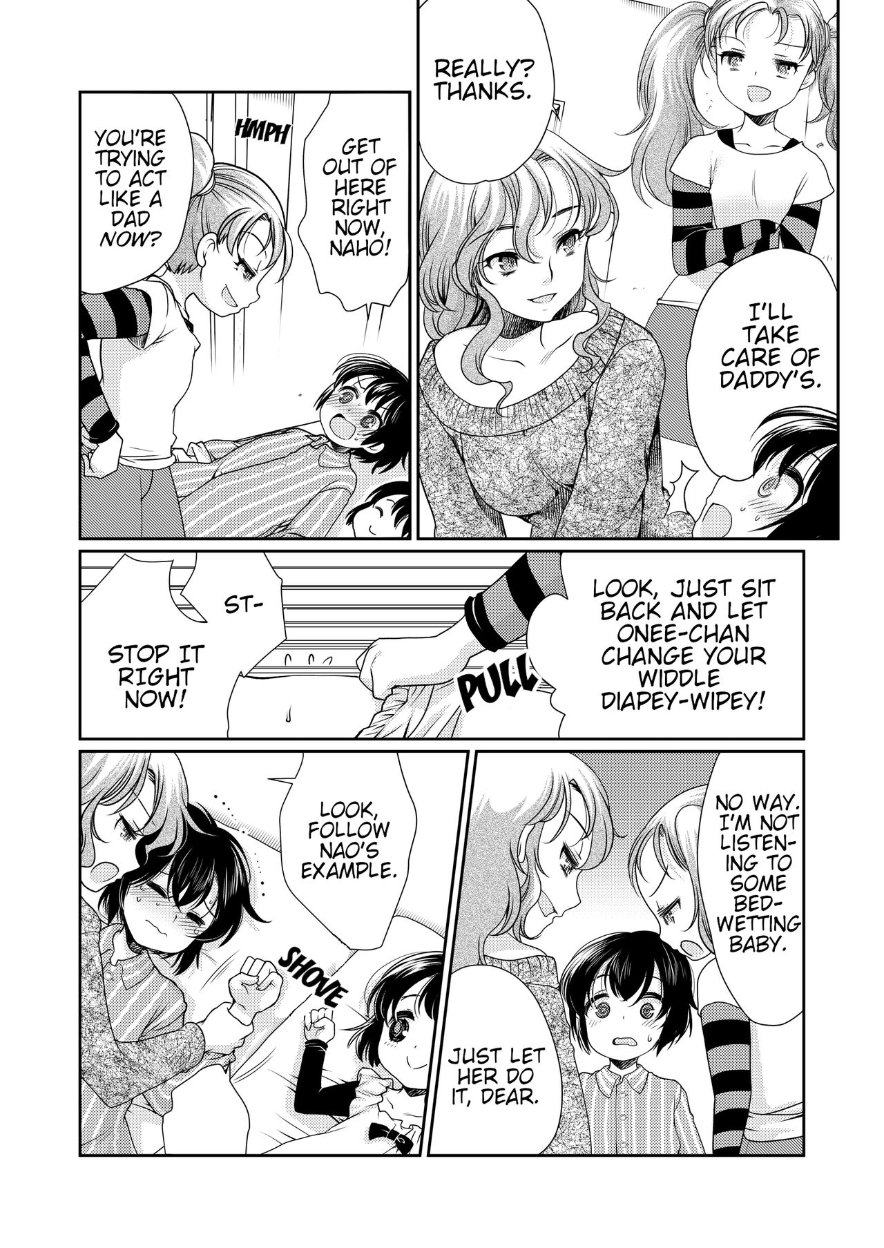 [恥辱庵 (モリモトハルナ)] パパを育てなおそう!! [英訳]