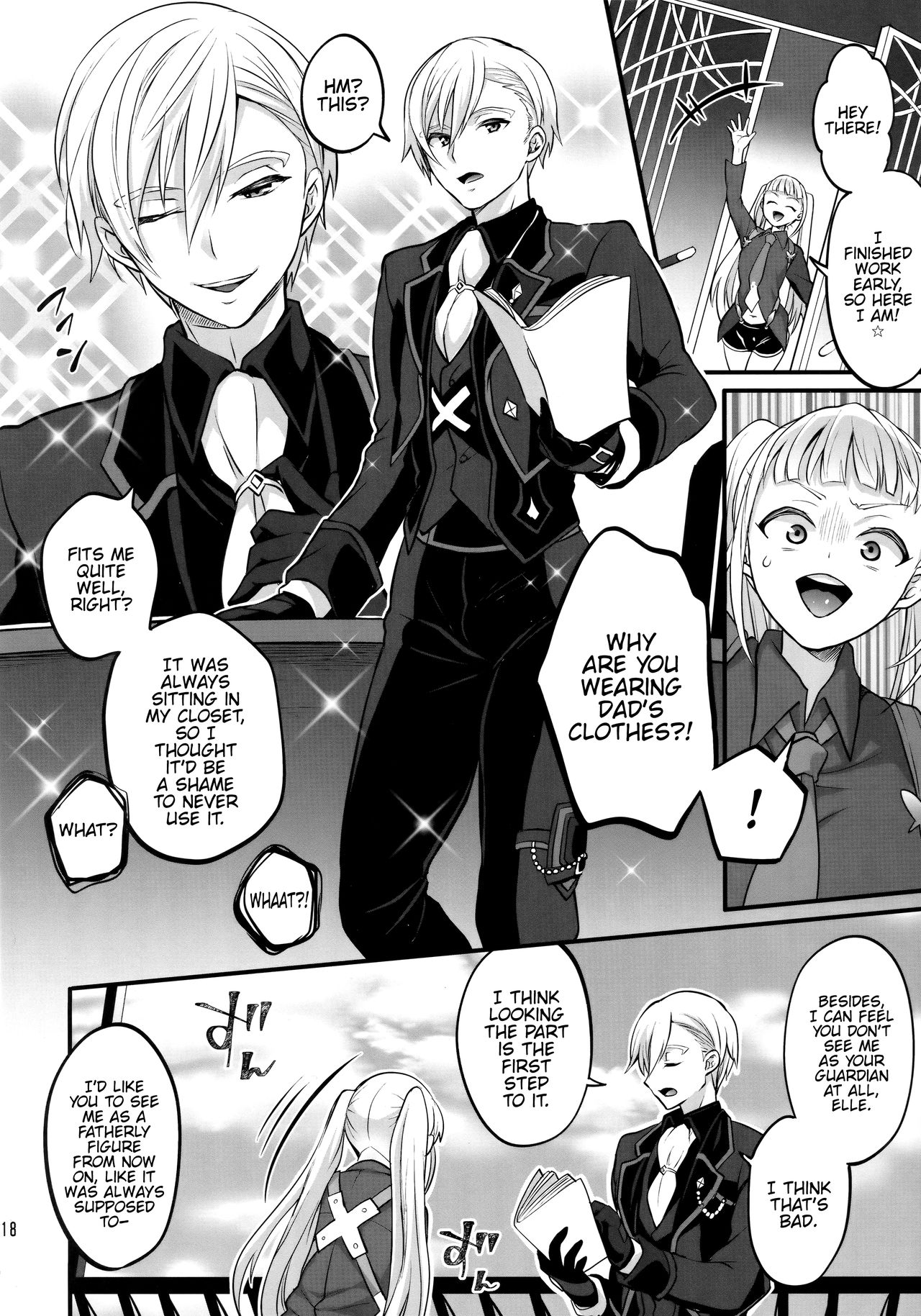 (C96) [テンパりんぐ (トキマチ☆エイセイ)] オトナになっても変わらずふたなりエルに振り回される! (テイルズオブエクシリア2) [英訳]