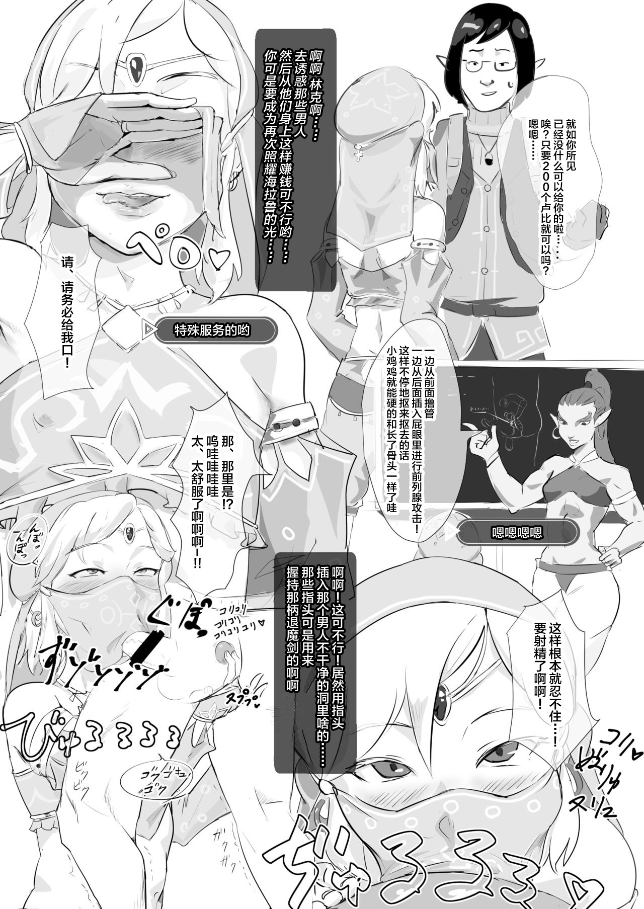 [ごまブラザーズ (ごまぶら)] BREATH OF THE SISSY (ゼルダの伝説) [中国翻訳] [DL版]