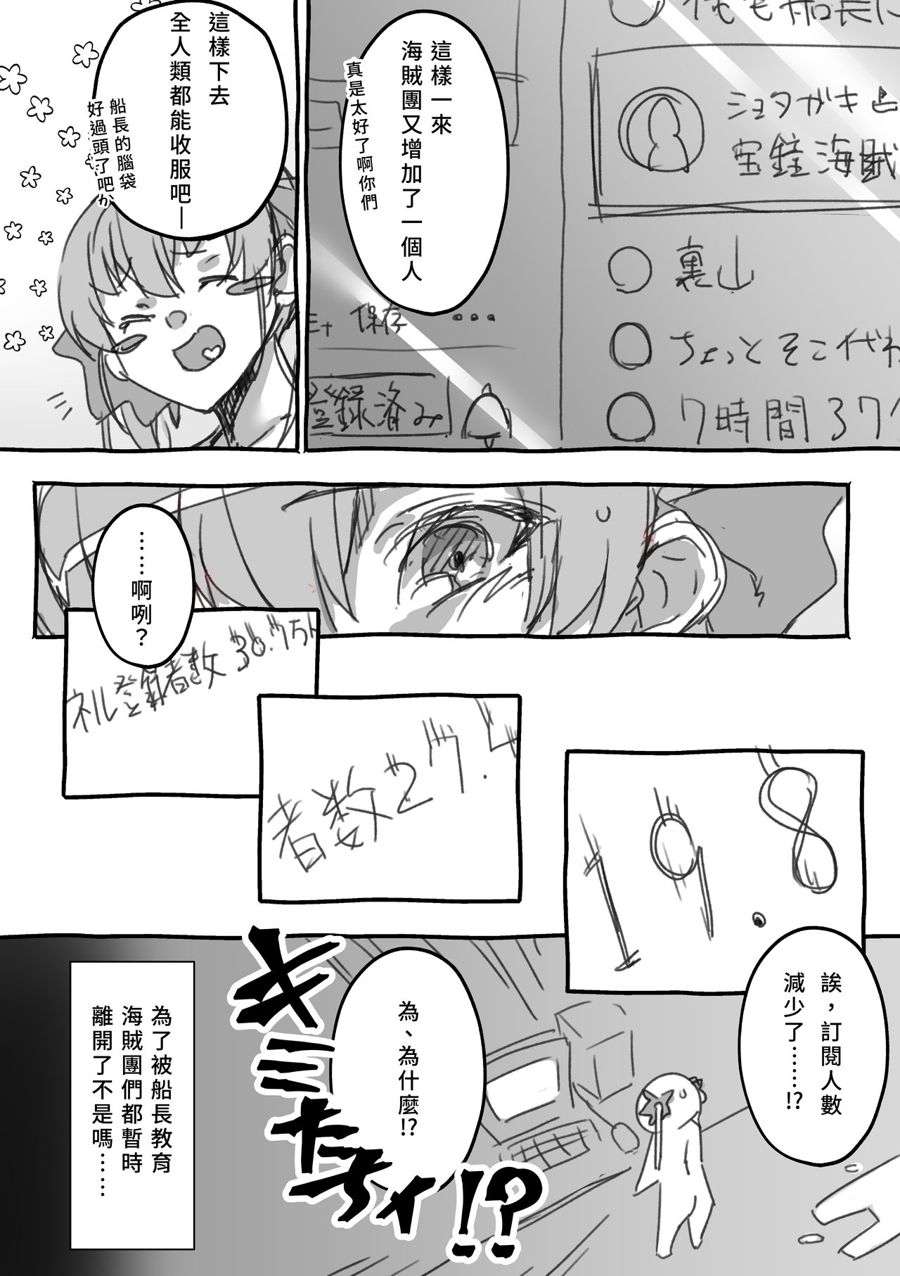 [飛行式 (矼房)] 船長のわからせ配信なんだワ! (宝鐘マリン) [中国翻訳]