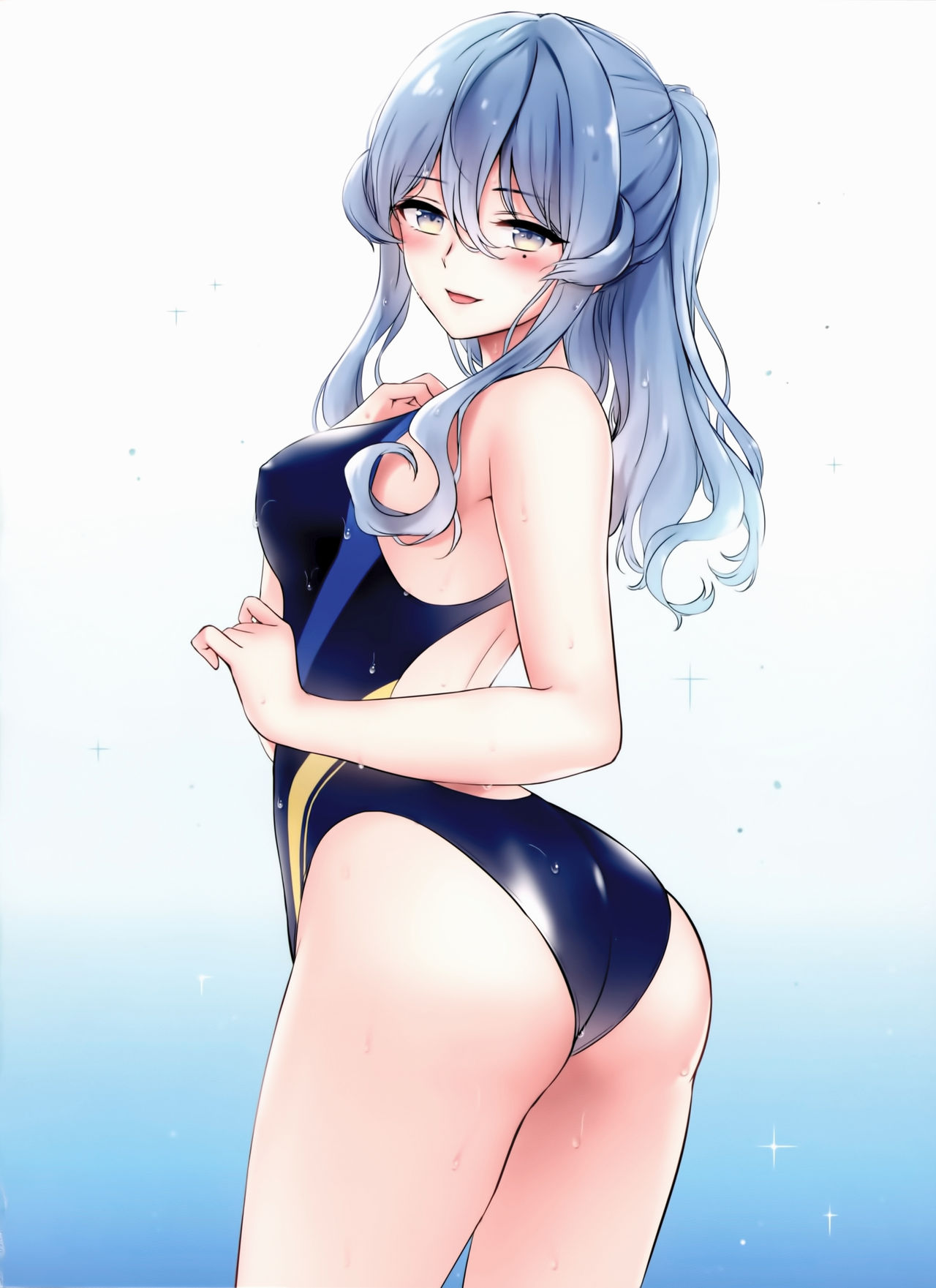 (C97) [七色のねりぶくろ (七色風香)] ゴトちゃんとプールサイドで (艦隊これくしょん -艦これ-)