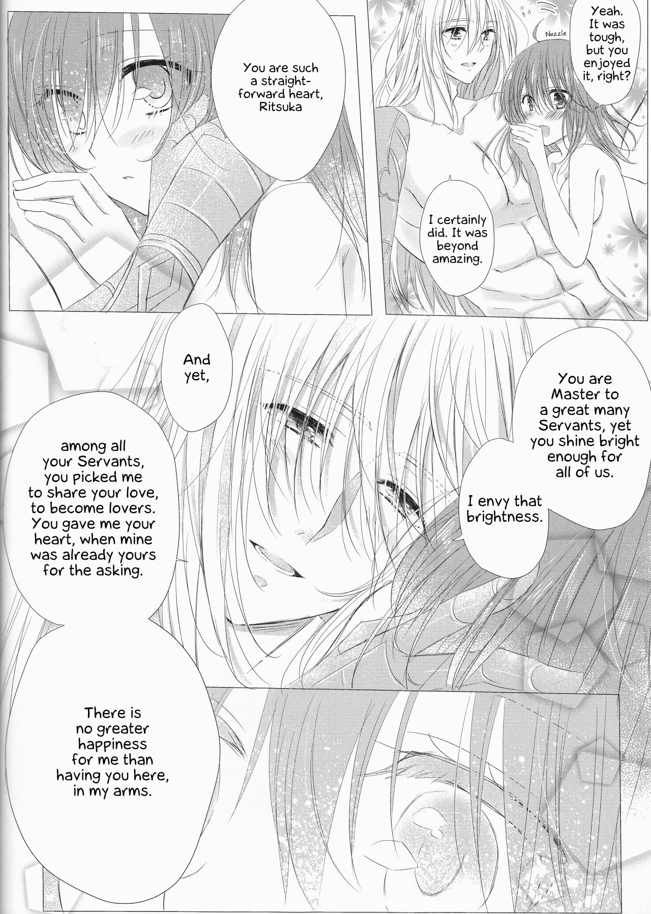 (SPARK13) [きなこもち本舗 (きなこ)] あなたのことが大好きなので! (Fate/Grand Order) [英訳]