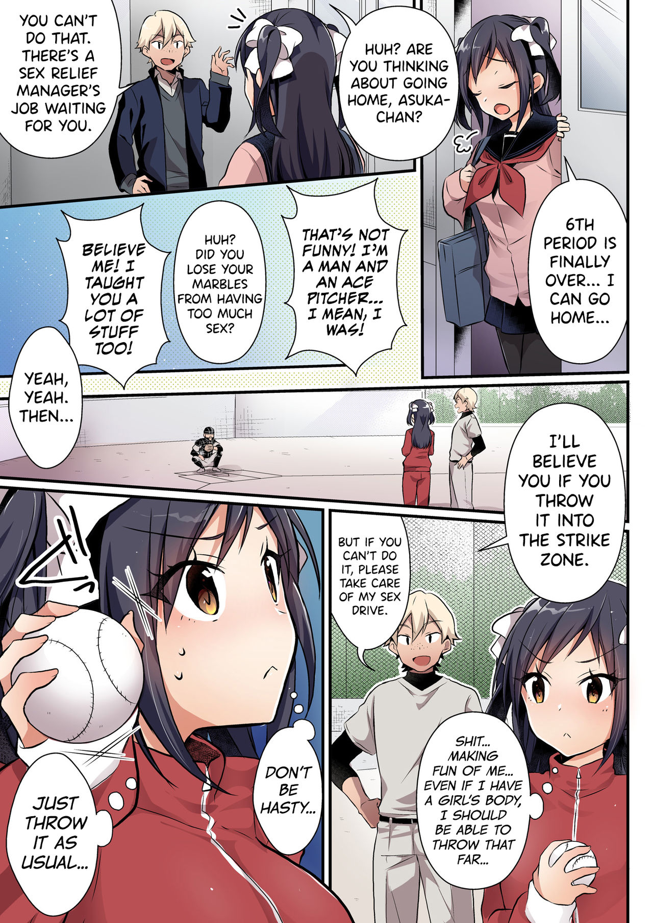 [TSFのF (nomu)] 野球部の元エース♂は性処理ペット♀ (TSFのFのほん 2020年2号) [英訳] [DL版]