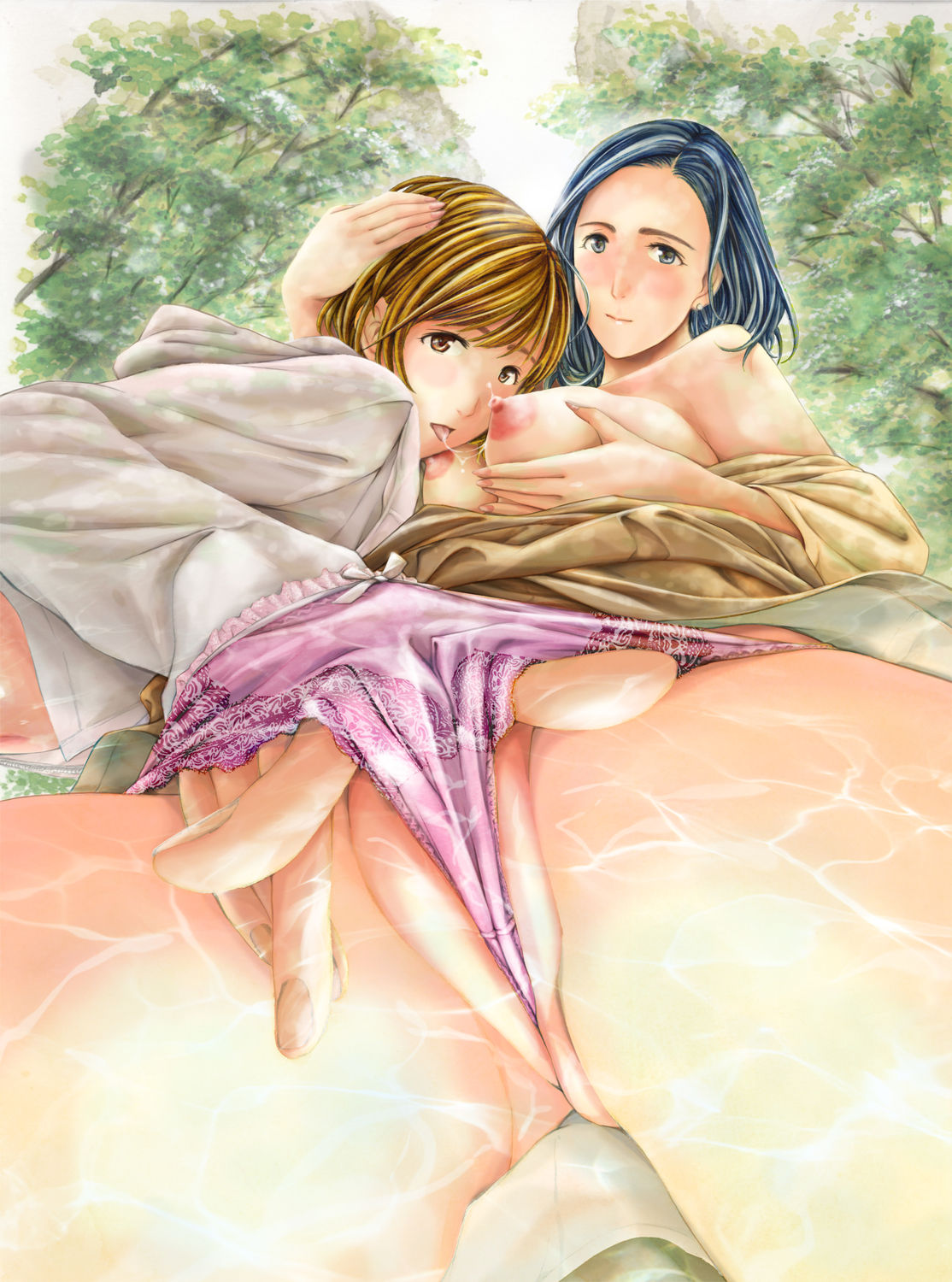 [あさぎ龍] おへその下が、あついんだ [DL版]