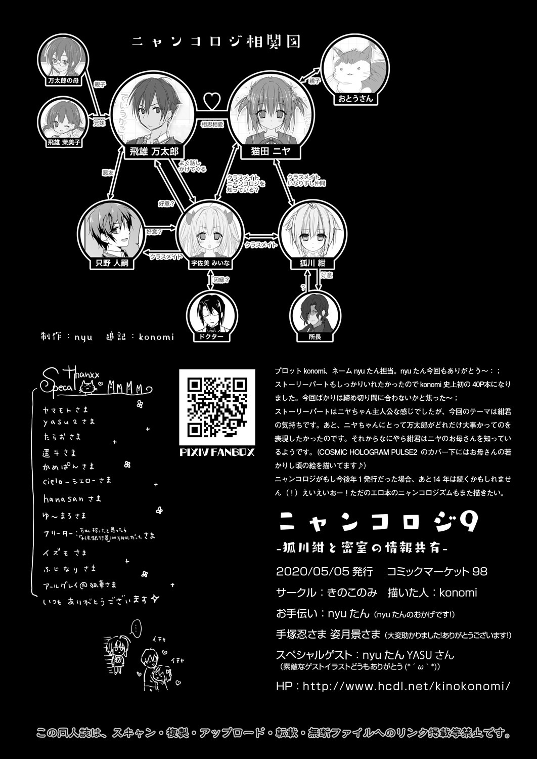 [きのこのみ (konomi)] ニャンコロジ9 -狐川紺と密室の情報共有- [DL版]