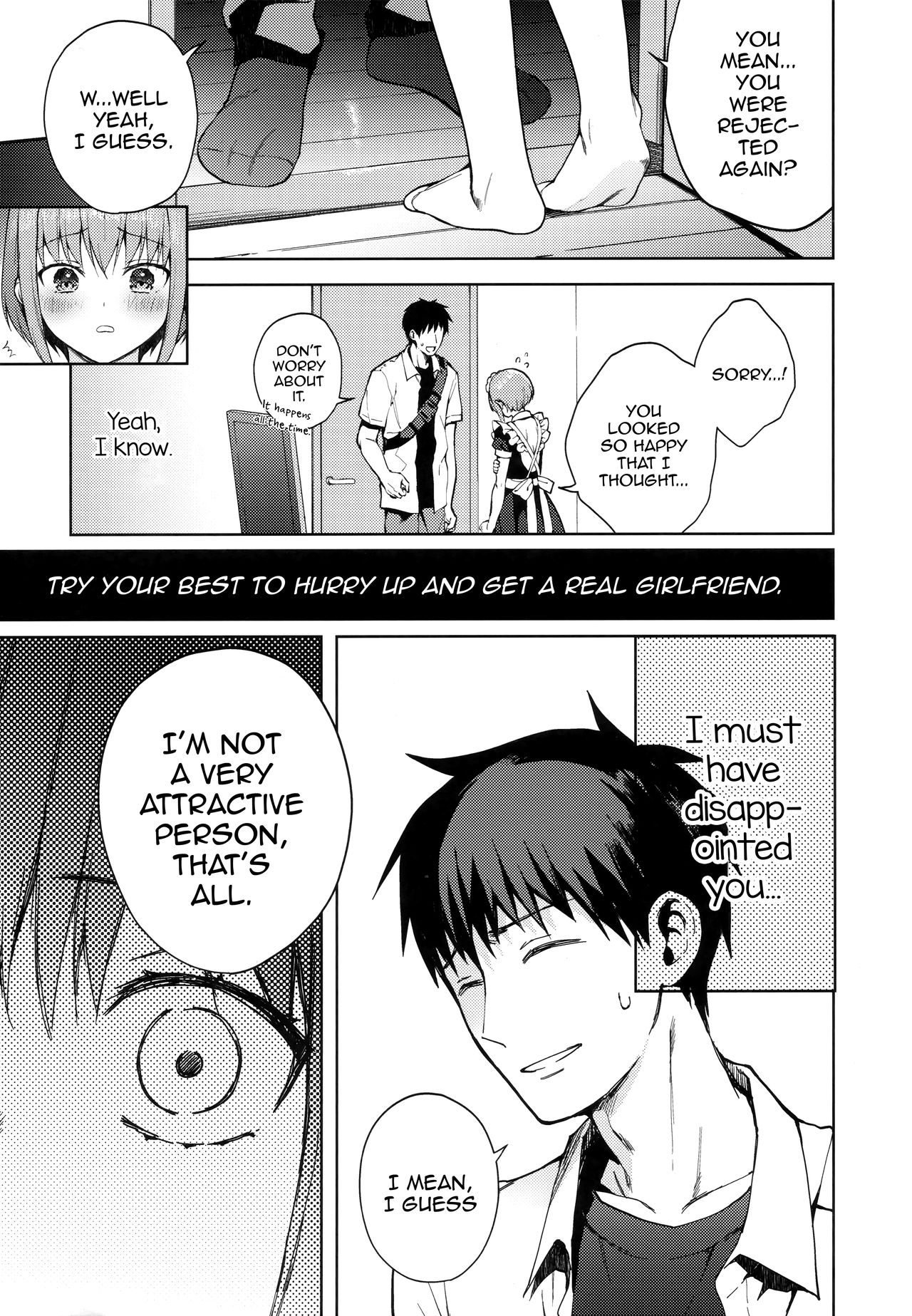 [candy paddle (ネムネム)] 彼女ごっこepi.2ーすれ違う二人とメイド服エッチー [英訳]